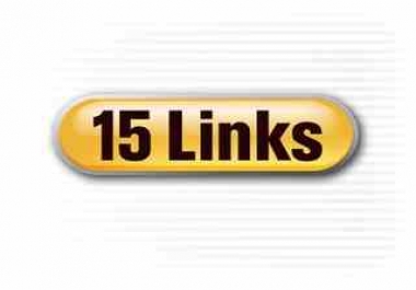 15 HQ backlinks PR 4, 3, 2 from websites online since 2009 for a month