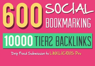 create 600 Social Bookmarks and 10,000 Tier2 Scrapebox Blast