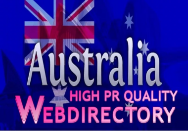 Submit 40 Australia High Pr Web Directory Submission