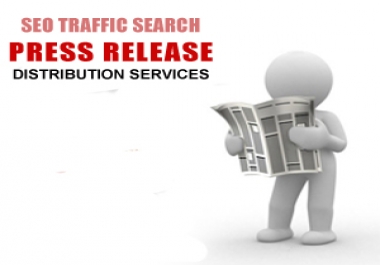 Write and submit press releases to 30 press releases distribution sites