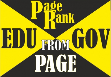 High Page Rank from PAGE 25 EDU and GOV