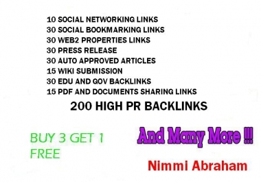 create 200+PR9-PR2 high PR Mixed Back links for