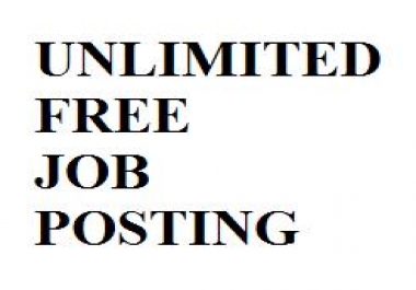 post unlimited jobs in job portals for 30 days