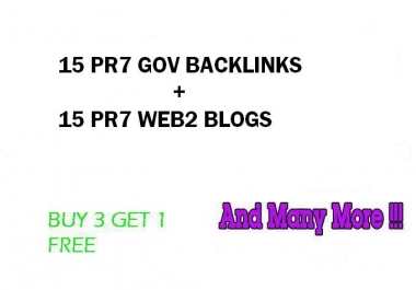 Hummingbird safe 15 PR9 Gov backlinks and 15 PR8 Web2 Blogs
