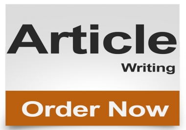 Unique and Well Researched Article Writing