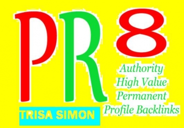 Manually Create 30 PR 6-PR 9 Backlinks from High Authority Sites