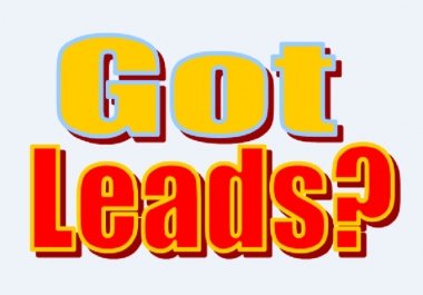I will provide leads for your mlm or marketing program