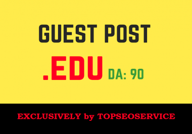 Dofollow Guest Posting on Top. EDU University Website
