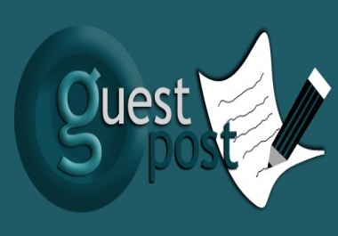 Make guest posts in PR 6 and DA 40+ blogs