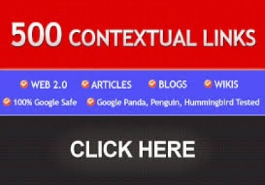 Let Build 500 EDU And Academic Contextual Backlinks