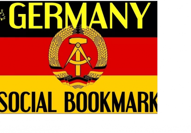 manually boost your site in 25 Germany social bookmarking sites