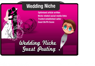 write and Submit a Guest Post on a WEDDING Niche Website Moz