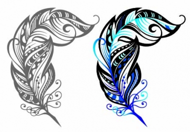 i will give you Tribal Feathers vector