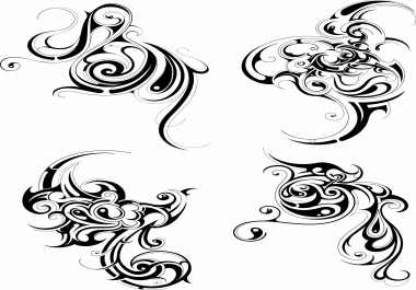 i will give you Tribal art set