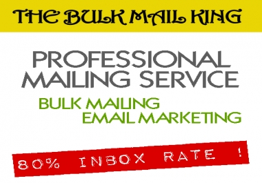 BULK MAILING SERVICE 5k sending - EMAIL MARKETING - PROFESSIONAL SERVICE