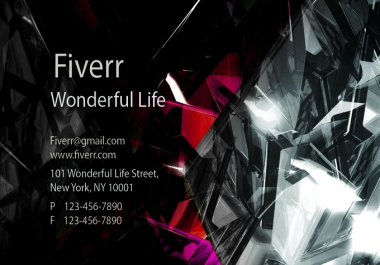 I will Design A PROFESSIONAL Business Card Design
