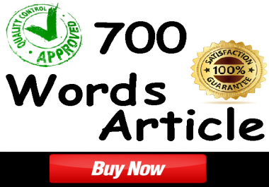 700 WORDS ARTICLE,  SEO FRIENDLY,  UNIQUE,  QUICK DELIVERY
