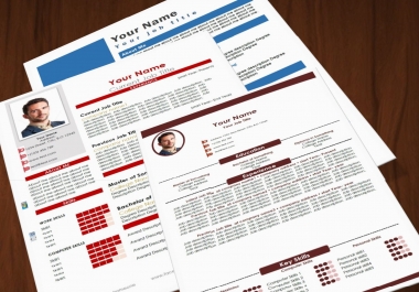 I will design your CV
