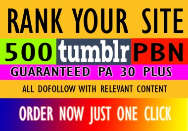 I will do safe expired home page tumblr pa 30 plus relevant content pbn seo backlinks
