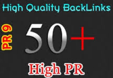 manually Build 50 High AUTHORITY PR9 Backlinks