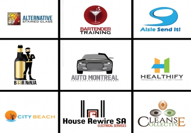 I will make KILLER Logo design with free vector file