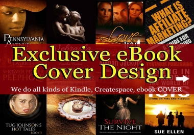 I will design an exclusive kindle, eBook, CREATESPACE Cover