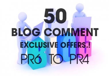 do 50 blog comment high pr4 to pr6 low obl