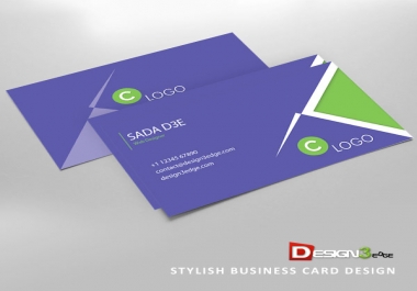 I will Design Stylish Professional and conceptional fabulous business card.