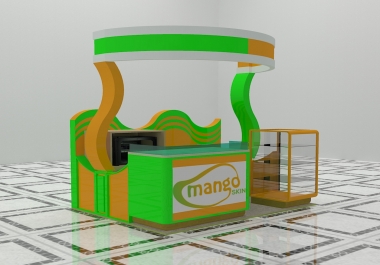Design 3D Booth or Kiosk