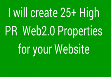 Create High PR WEb 2.0 Properties for Your Website