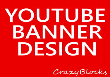 Youtube Banner Design with unlimited revisions