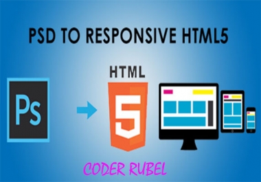 I Will Convert PSD To HTML Responsive