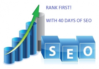 40 DAYS OF SEO AND RANK YOU HIGH IN GOOGLE