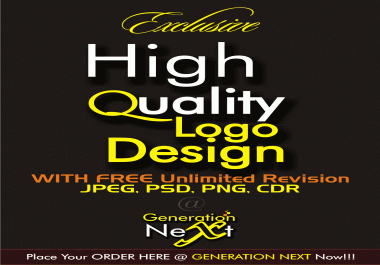 Create 4 Custom Logo Designs Exclusive High Quality within unlimited revision