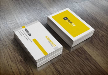 I will design professional double side business card with unlimited revision