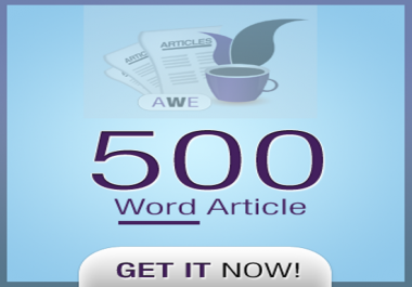 will write innovative quality content,  up to 500 words