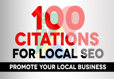 Create 100 map Citations for Local SEO