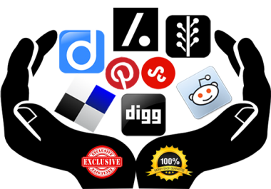link your site MANUALLY 30 Social Bookmark Site PR4 to PR9
