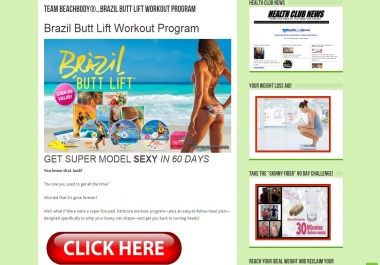 Advertise Your Fitness and Weight Loss Product or Site