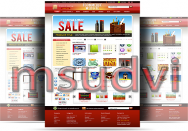 I will create an Awesome Responsive eCommerce website