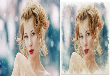 will process Your photos retouch, effects,  styling, drawing, collage.