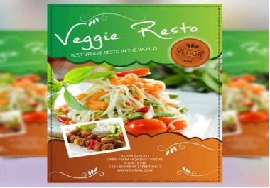 I will design food MENU Brochures or flyers