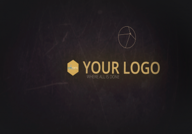 I will create Unique Grungy Retro style Logo Intro