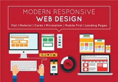 I will Design or Redesign Responsive Websites