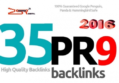 I will create permanent backlinks from PR9 high authority domains