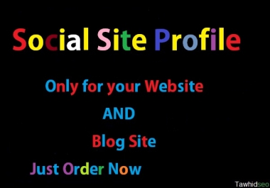 create Social Site Profile Base on Your Site or Blog
