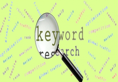 providing Exclusive Keyword Research and Competitors Analyse