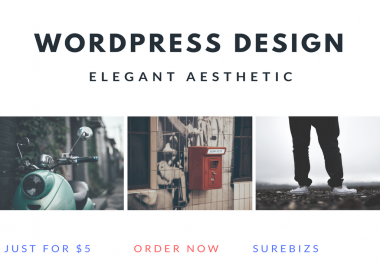 edit and Creatively Design your Wordpress Website