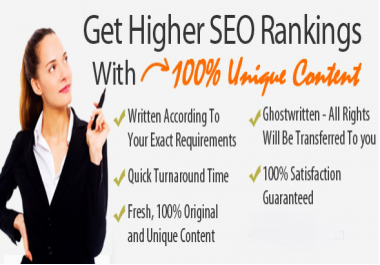 Premium & Unique 500 Words Articles for your Website and Blog