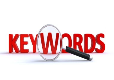 Research 50 most profitable keywords for your site
